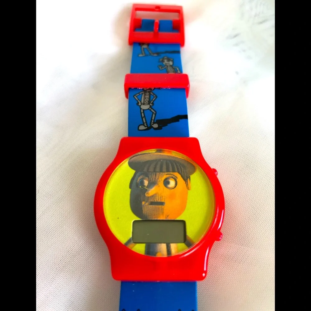 2003 Shrek 2 Red and blue watch by General Mills
